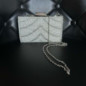 Kelly and Katie Pearl Rhinestone Clutch Purse